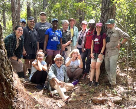 BirdsCaribbean Board Retreat, Dominican Republic 2023 group photo at Reserva Zorzal